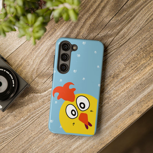 Copy of Penguin Cute Tough Phone Case – Blue Snowflake Protective Cover