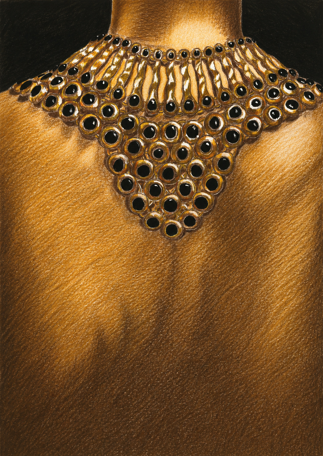 Gold Collar Back