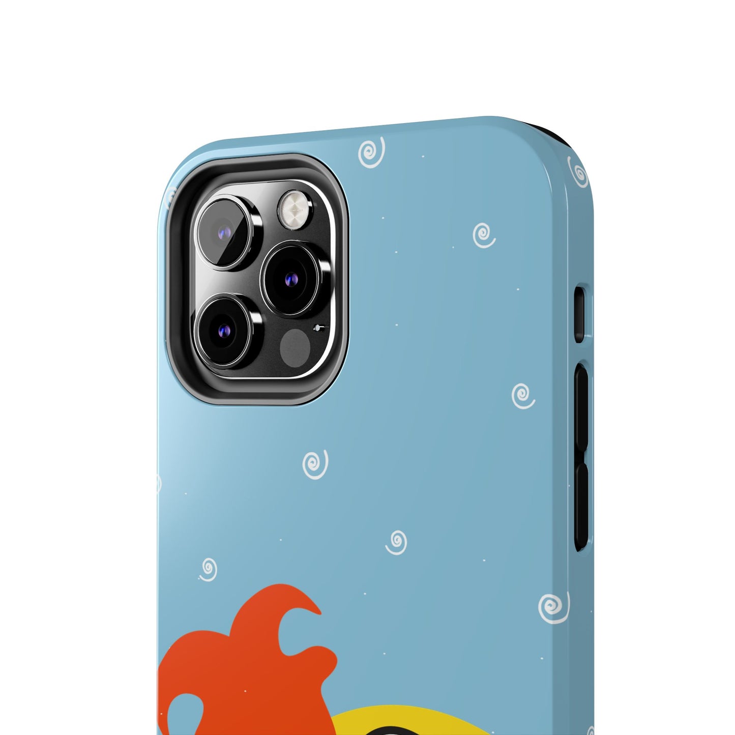 Copy of Penguin Cute Tough Phone Case – Blue Snowflake Protective Cover