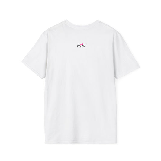 Pink Script T‑Shirt with Heart — Cute Feminine Graphic Tee