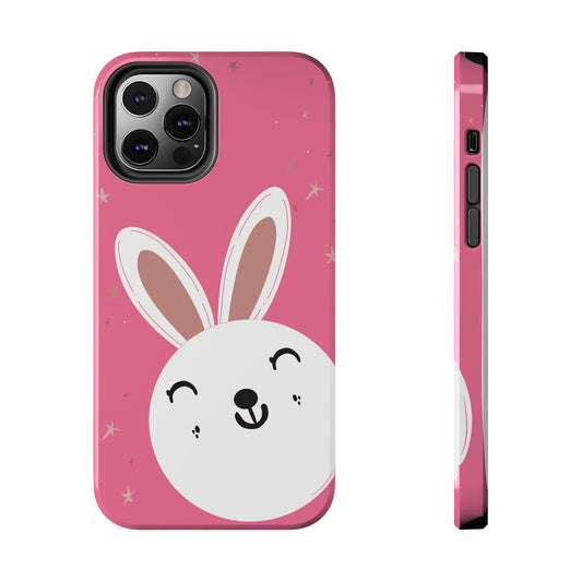 Baby bunny Tough Phone Case – Blue Snowflake Protective Cover