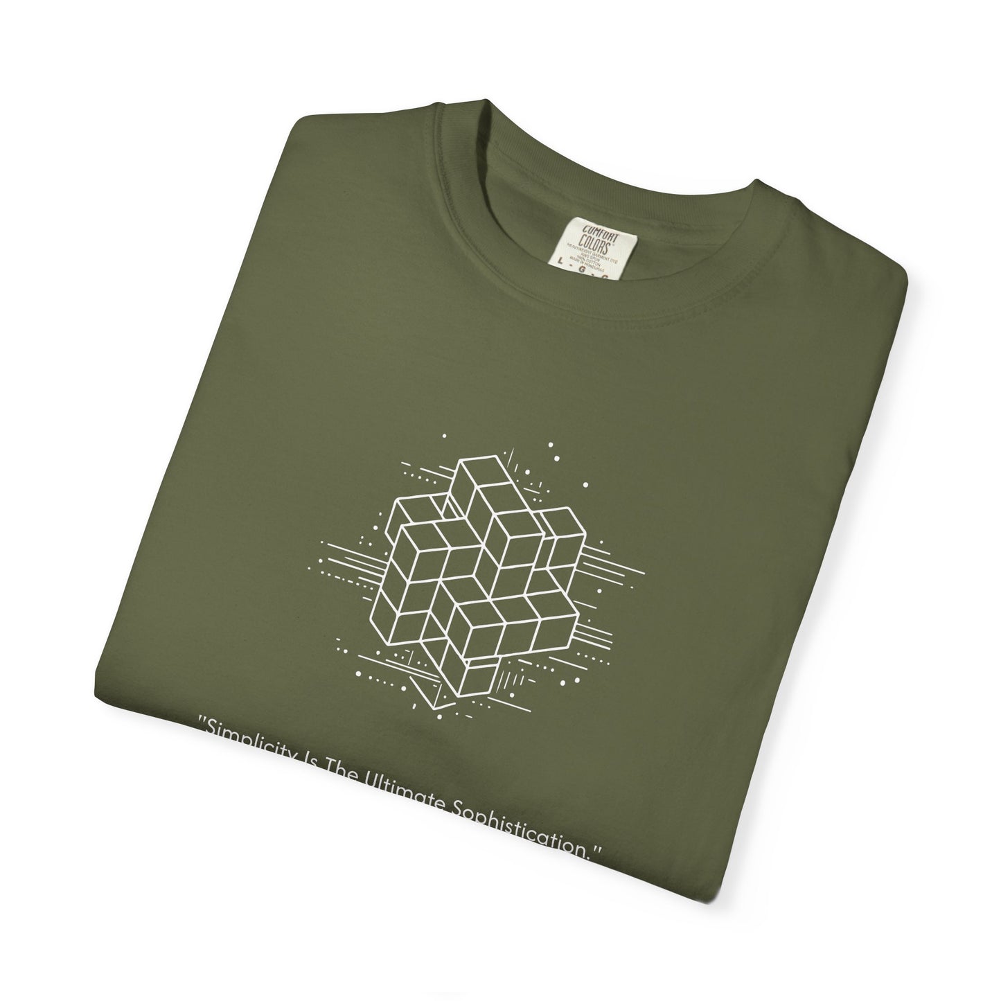 Unisex Garment-Dyed Cube T-shirt