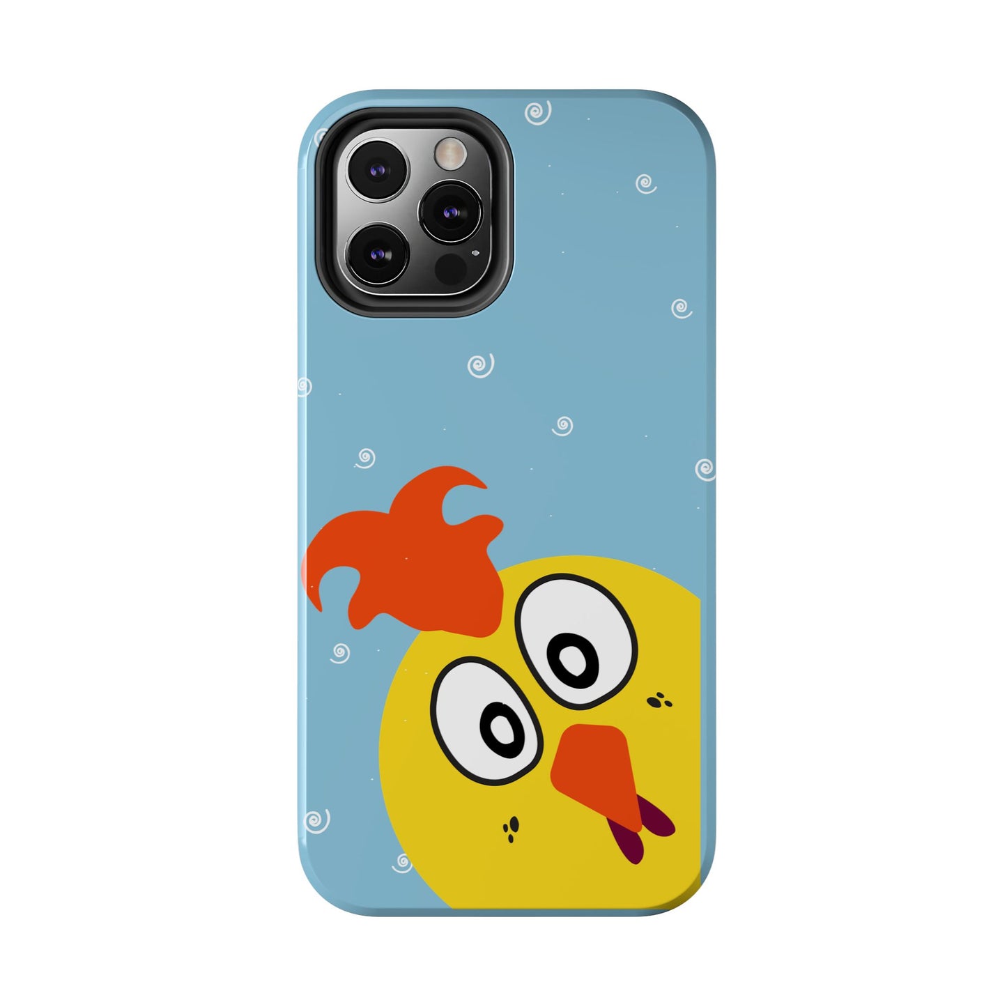 Copy of Penguin Cute Tough Phone Case – Blue Snowflake Protective Cover