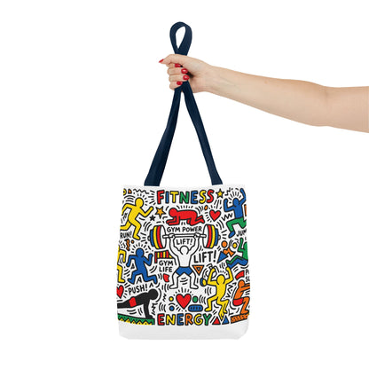 Pop Art inspire Keith Haring - Workout Tote Bag