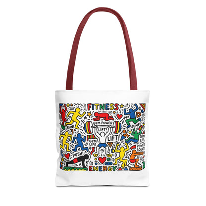 Pop Art Workout Tote Bag