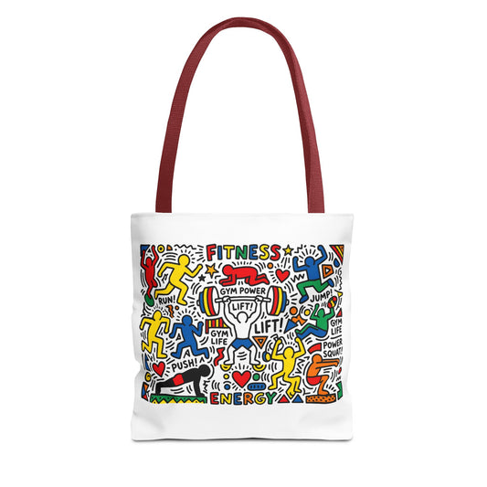 Pop Art Workout Tote Bag