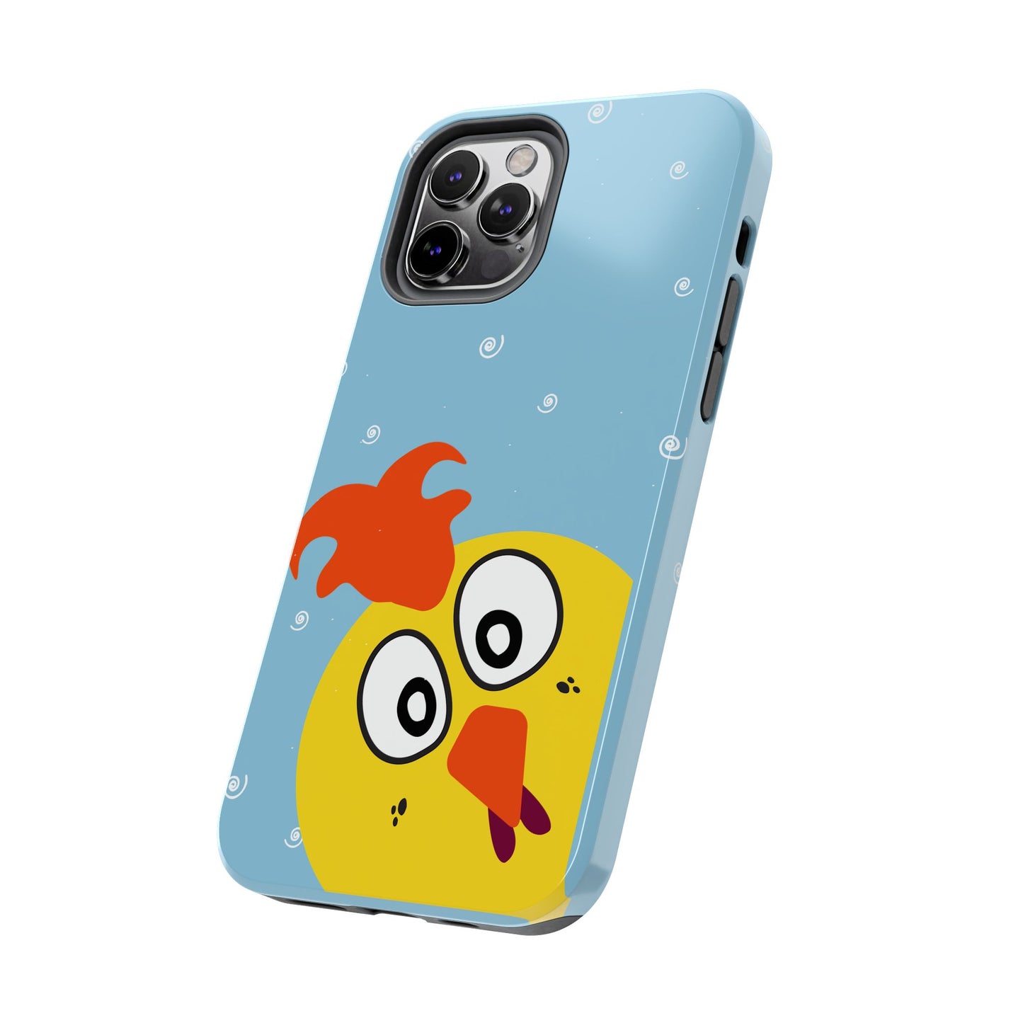 Copy of Penguin Cute Tough Phone Case – Blue Snowflake Protective Cover