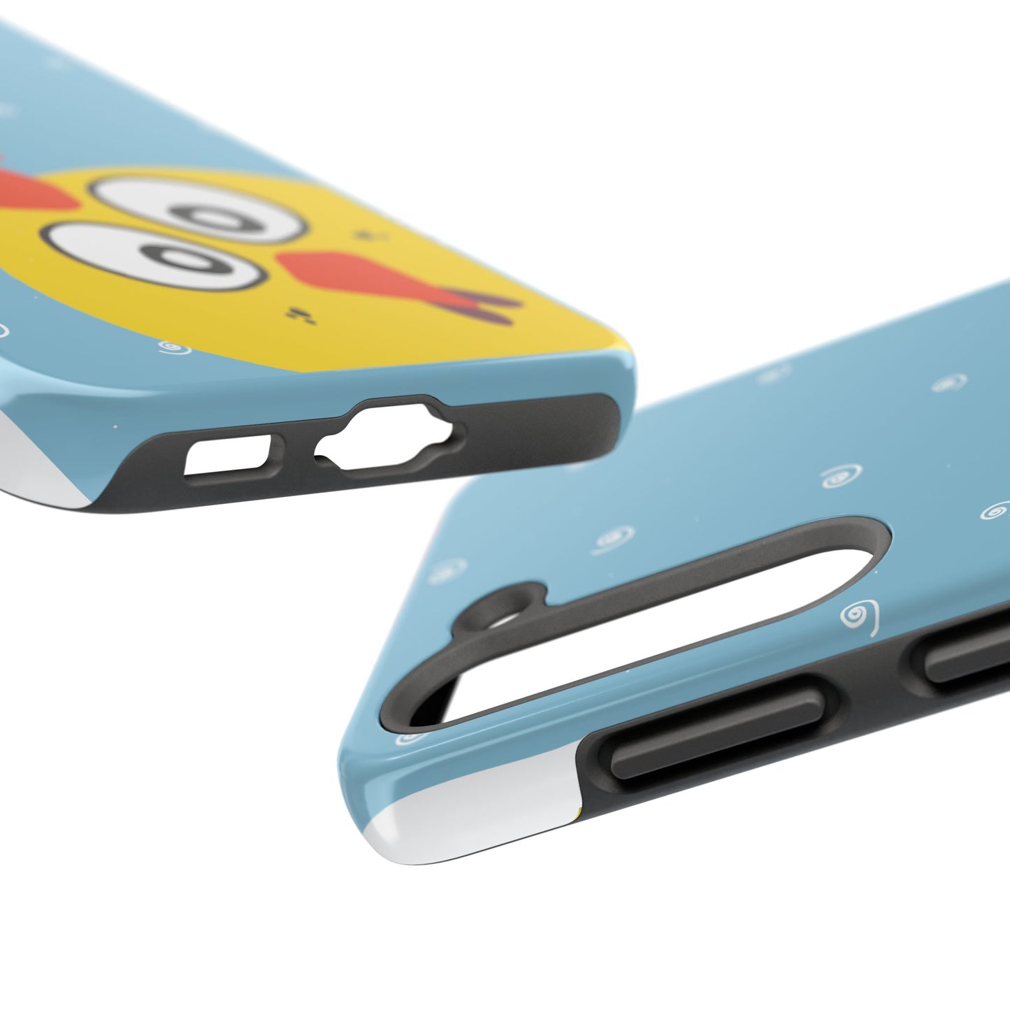 Copy of Penguin Cute Tough Phone Case – Blue Snowflake Protective Cover