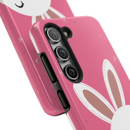 Baby bunny Tough Phone Case – Blue Snowflake Protective Cover