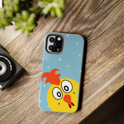 Copy of Penguin Cute Tough Phone Case – Blue Snowflake Protective Cover