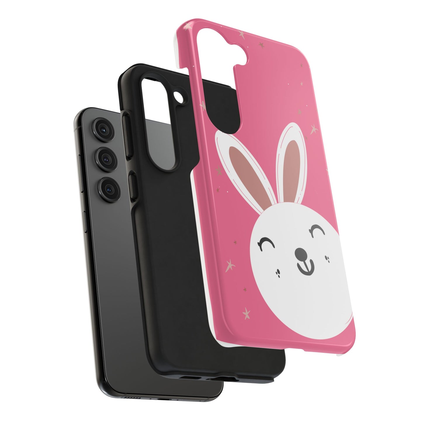 Baby bunny Tough Phone Case – Blue Snowflake Protective Cover