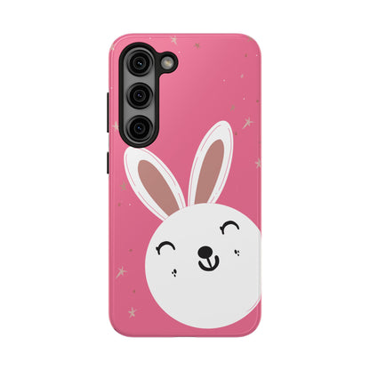 Baby bunny Tough Phone Case – Blue Snowflake Protective Cover