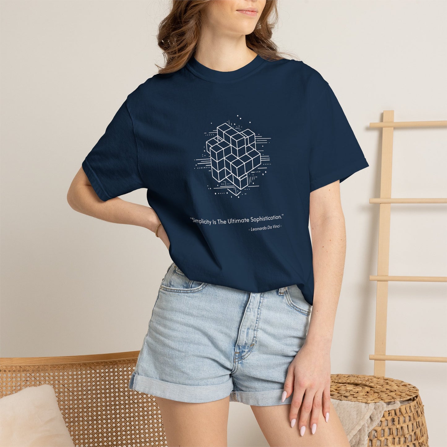 Unisex Garment-Dyed Cube T-shirt