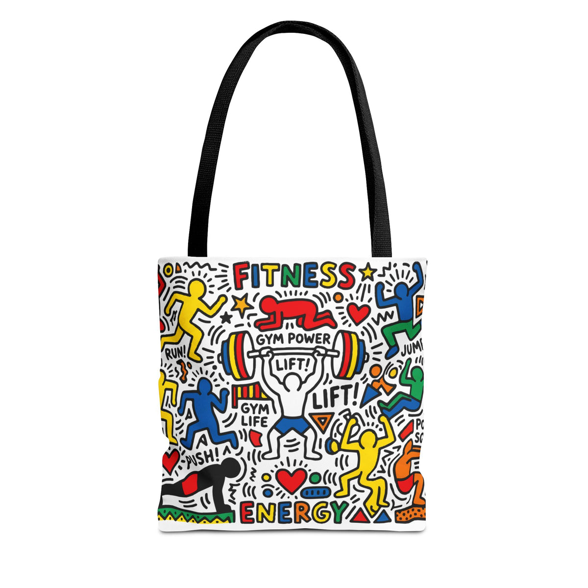 Pop Art inspire Keith Haring - Workout Tote Bag