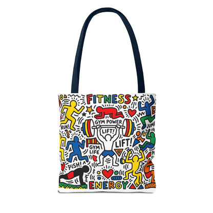 Pop Art inspire Keith Haring - Workout Tote Bag