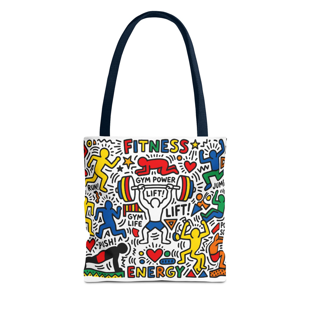 Pop Art inspire Keith Haring - Workout Tote Bag
