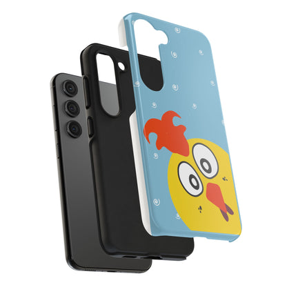 Copy of Penguin Cute Tough Phone Case – Blue Snowflake Protective Cover