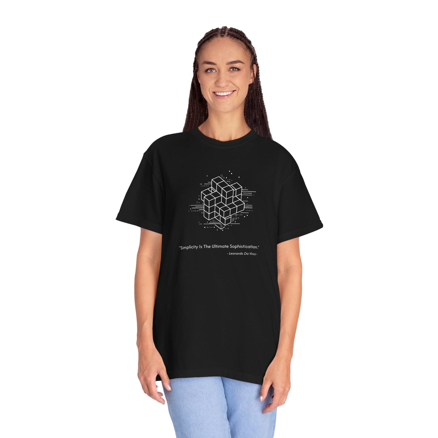 Unisex Garment-Dyed Cube T-shirt
