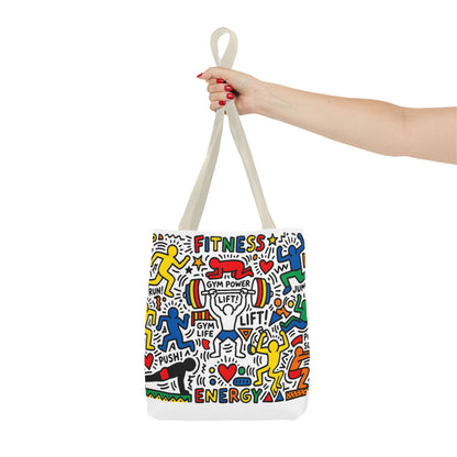 Pop Art inspire Keith Haring - Workout Tote Bag