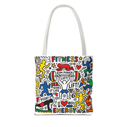Pop Art inspire Keith Haring - Workout Tote Bag