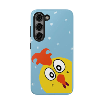 Copy of Penguin Cute Tough Phone Case – Blue Snowflake Protective Cover
